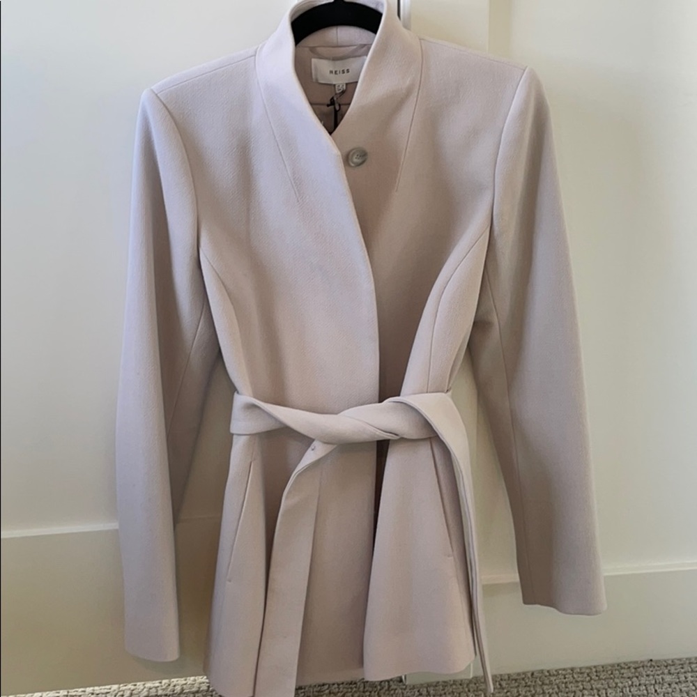Reiss cloud wool spring coat